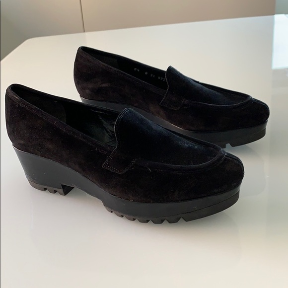 robert clergerie platform loafers